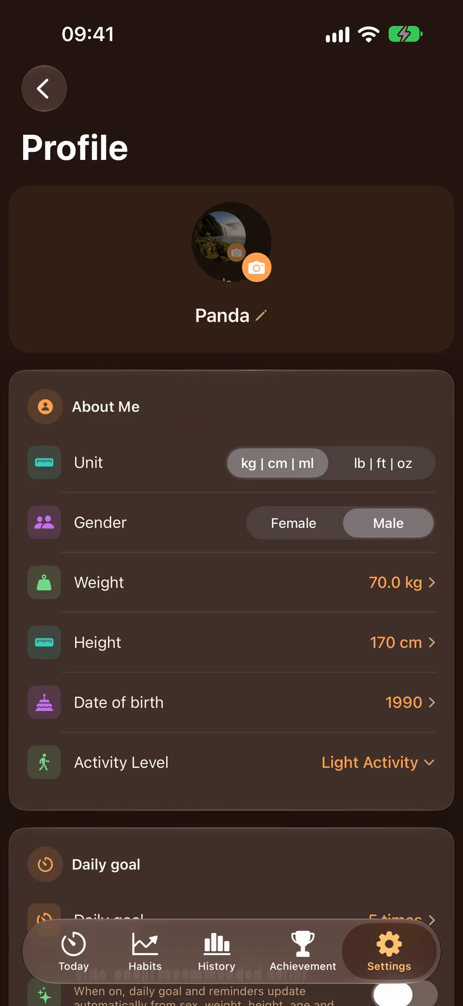 Family profiles
