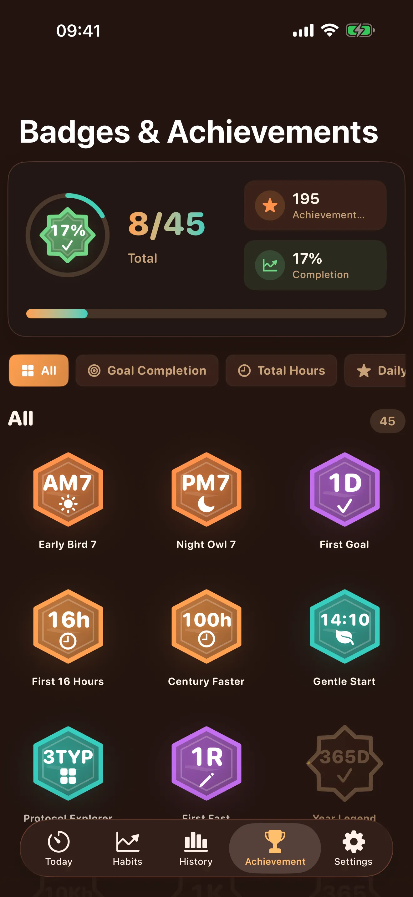 Achievement System