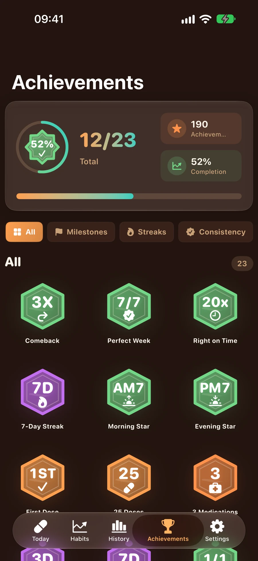 Achievement System